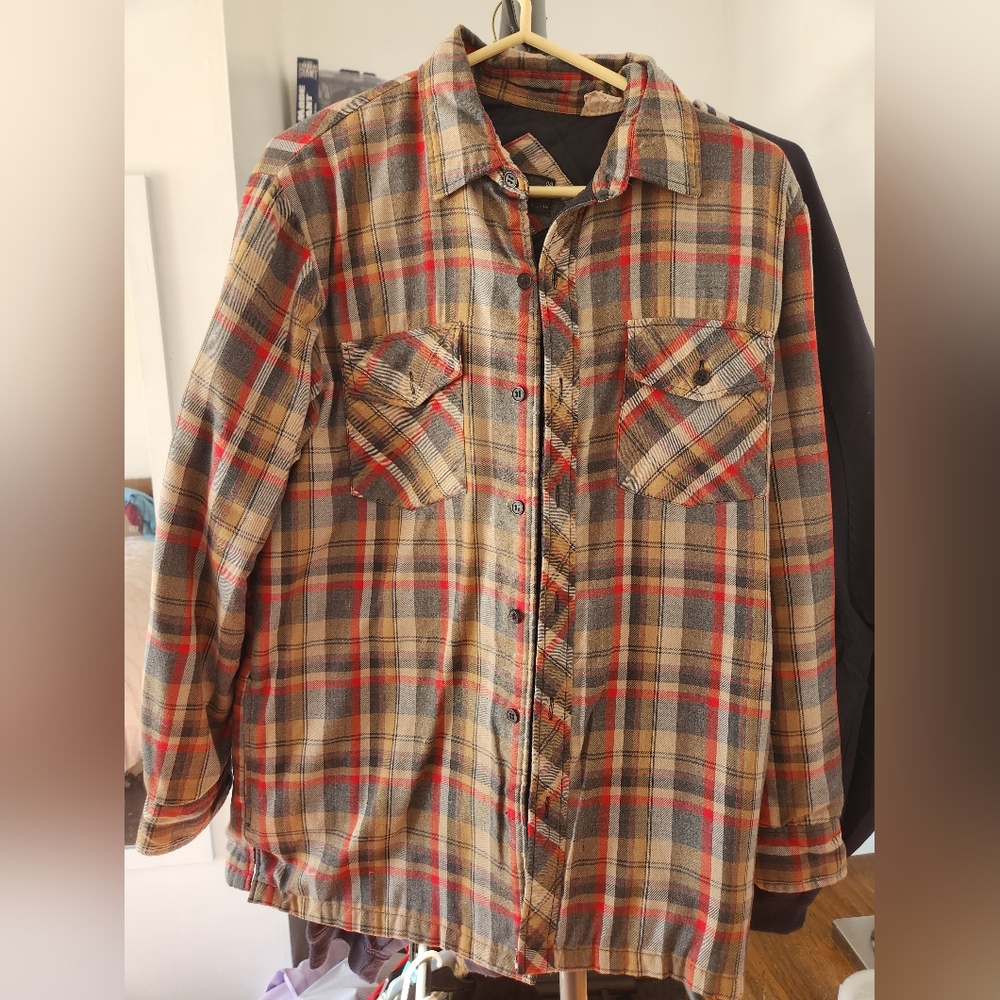 Hugo Valentino Hunting Plaid Long Sleeve Size Medium